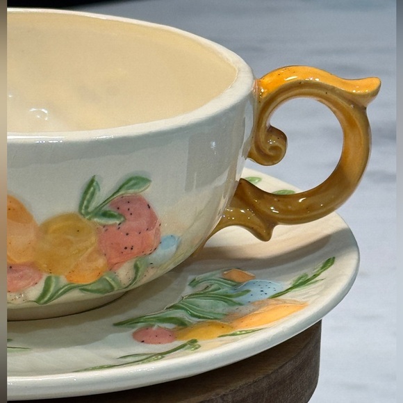 Vintage Mushroom Soup Bowl and Plate set. - Picture 3 of 13